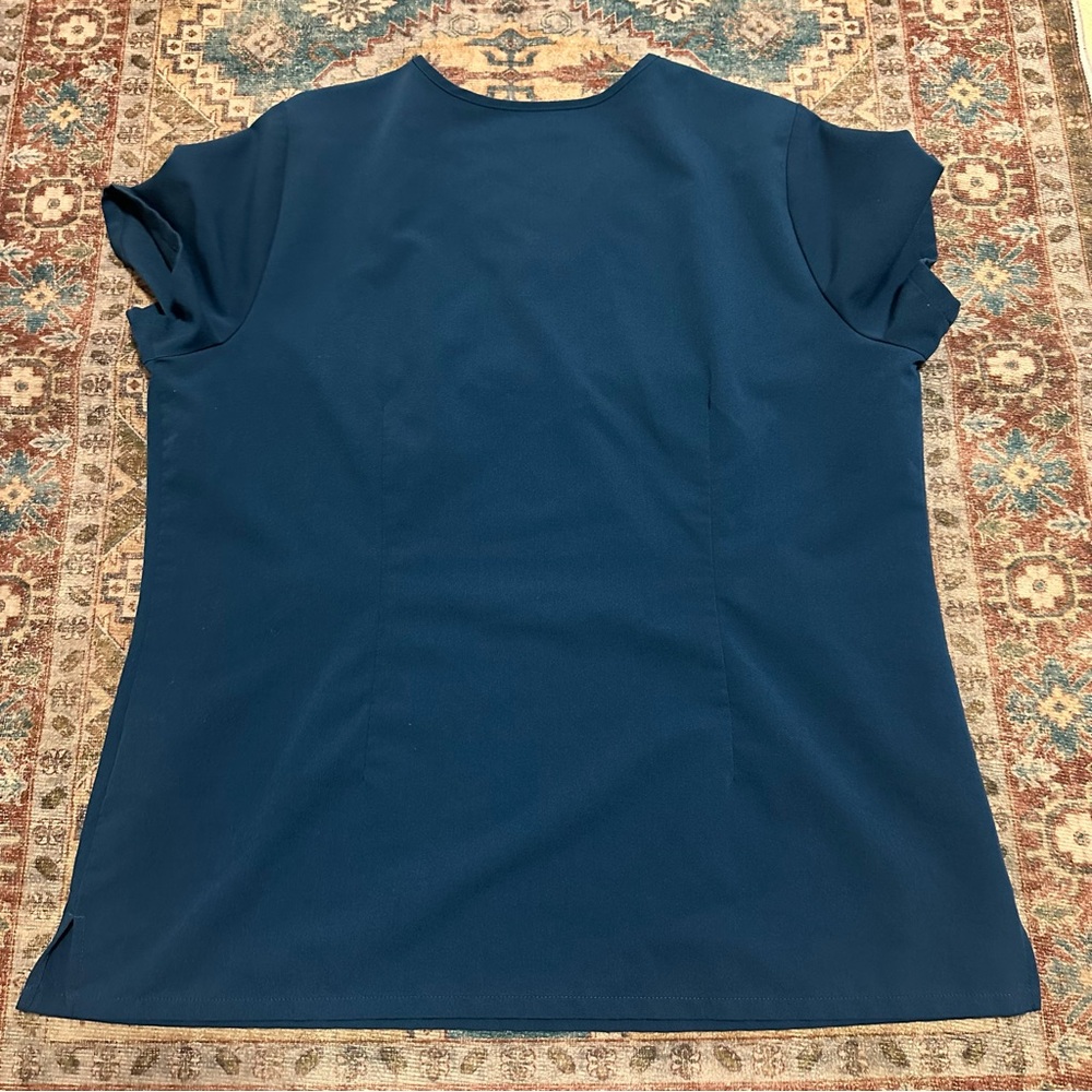Figs• Catarina One-Pocket Scrub Top Size XL In Blue - Picture 8 of 8